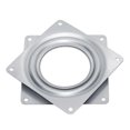 thumbnail image 2 of Windfall 4 inch 360 Degree Rotating Furniture Cabinets Thickened 0.8mm Zinc Plated Sheet Square Bearing Swivel Plate Turntable Swivel Plate Bearing Kitchen Cabinets Accessories, 2 of 7