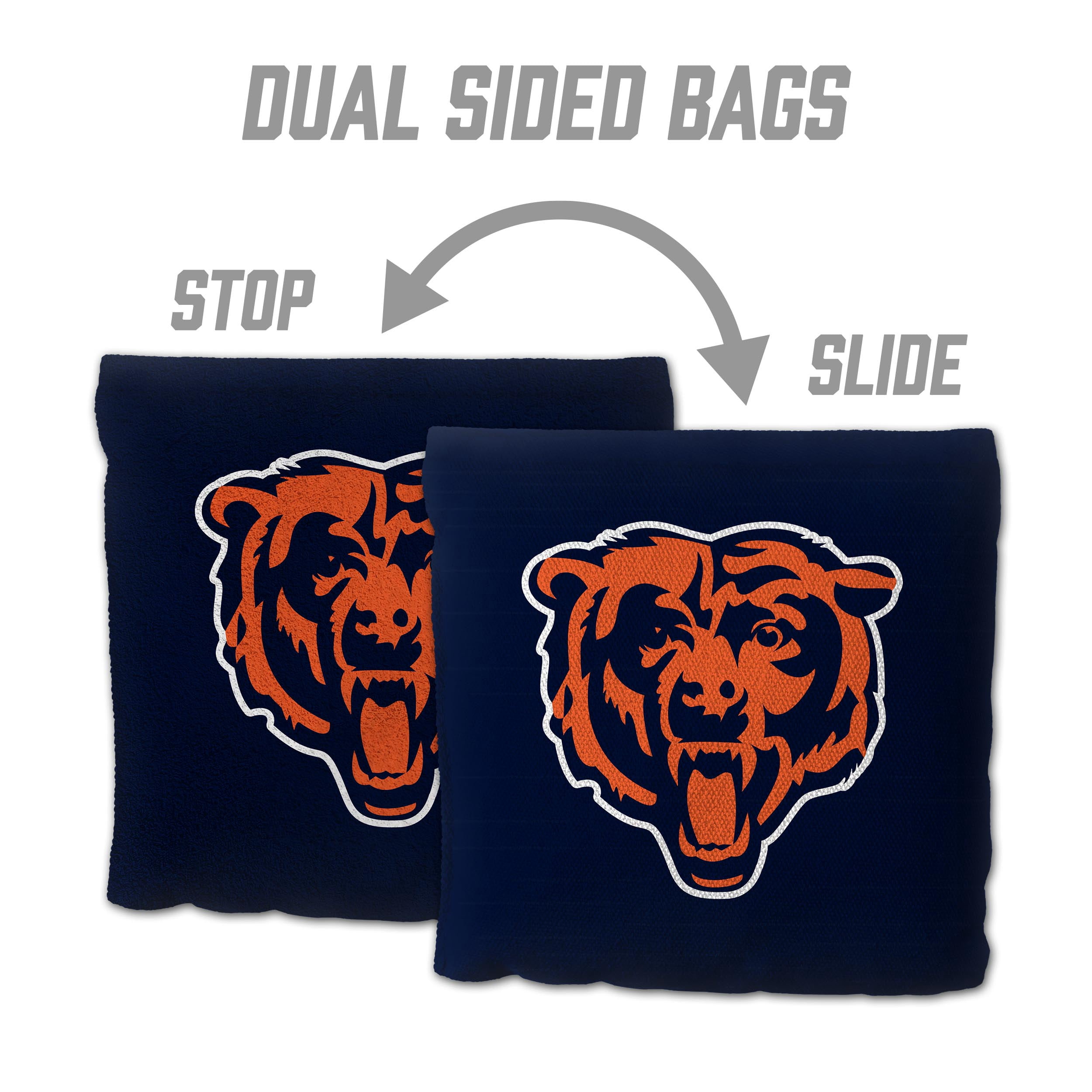 Chicago Bears 8pk Licensed Cornhole Bags