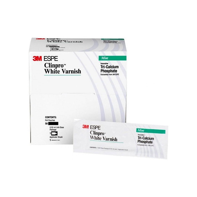 3M ESPE 12249 Clinpro White Dental Varnish 5 TriCalcium Phosphate 50