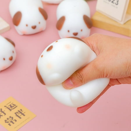 Stress Relief Squeeze Toy Cute Orange Animal Kneading Simulation Soft Elastic Material Anxiety Relief & Relaxation Durable Deformation-Resistant Desk Decor Portable Handheld Toy for Adults/Kids