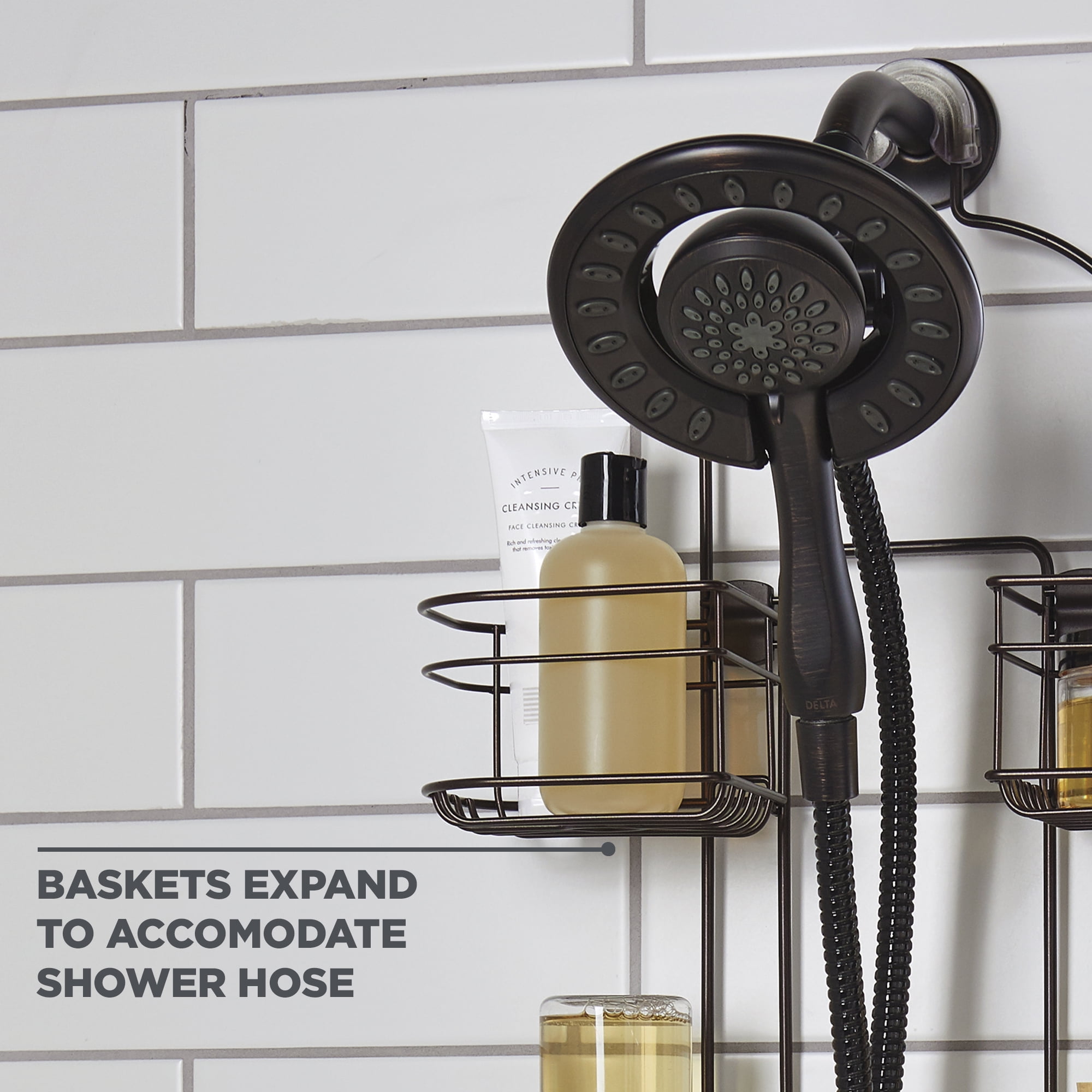 Honey-Can-Do Hanging Shower Caddy in Oil-Rubbed Bronze, Oil Rubbed Bronze -  Yahoo Shopping