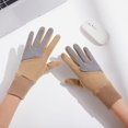 thumbnail image 2 of Women's Gloves Mittens Ladies Winter Fleece Thickening Elastic Edge Cold Proof Outdoor Driving Riding Sports Non Slip Touched Screen Gloves Unisex, Women's Accessories Gloves Mittens, 2 of 4