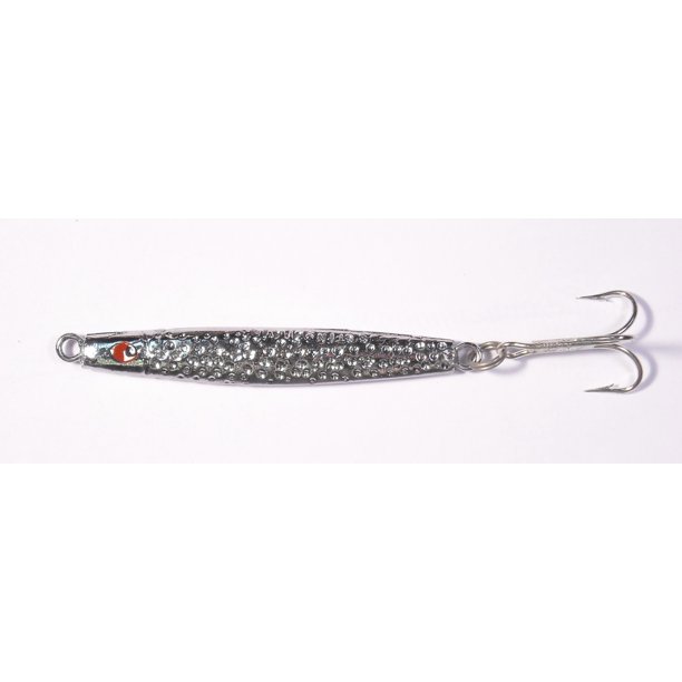 Haw River Tackle Sting Silver 11/8oz Silver Chrome, Fishing Jigs