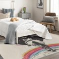 thumbnail image 4 of Cowgirl Area Rug - 4x5 Rug - Cowgirl Rug - Western Horse Riding Area Rug - Rainbow Starry Sky Rugs - Girls Beige Carpet, 4 of 7