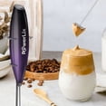 thumbnail image 4 of Powerlix Electric Handheld Milk Frother with Stainless Steel Stand, Battery Operated, Black, 4 of 7