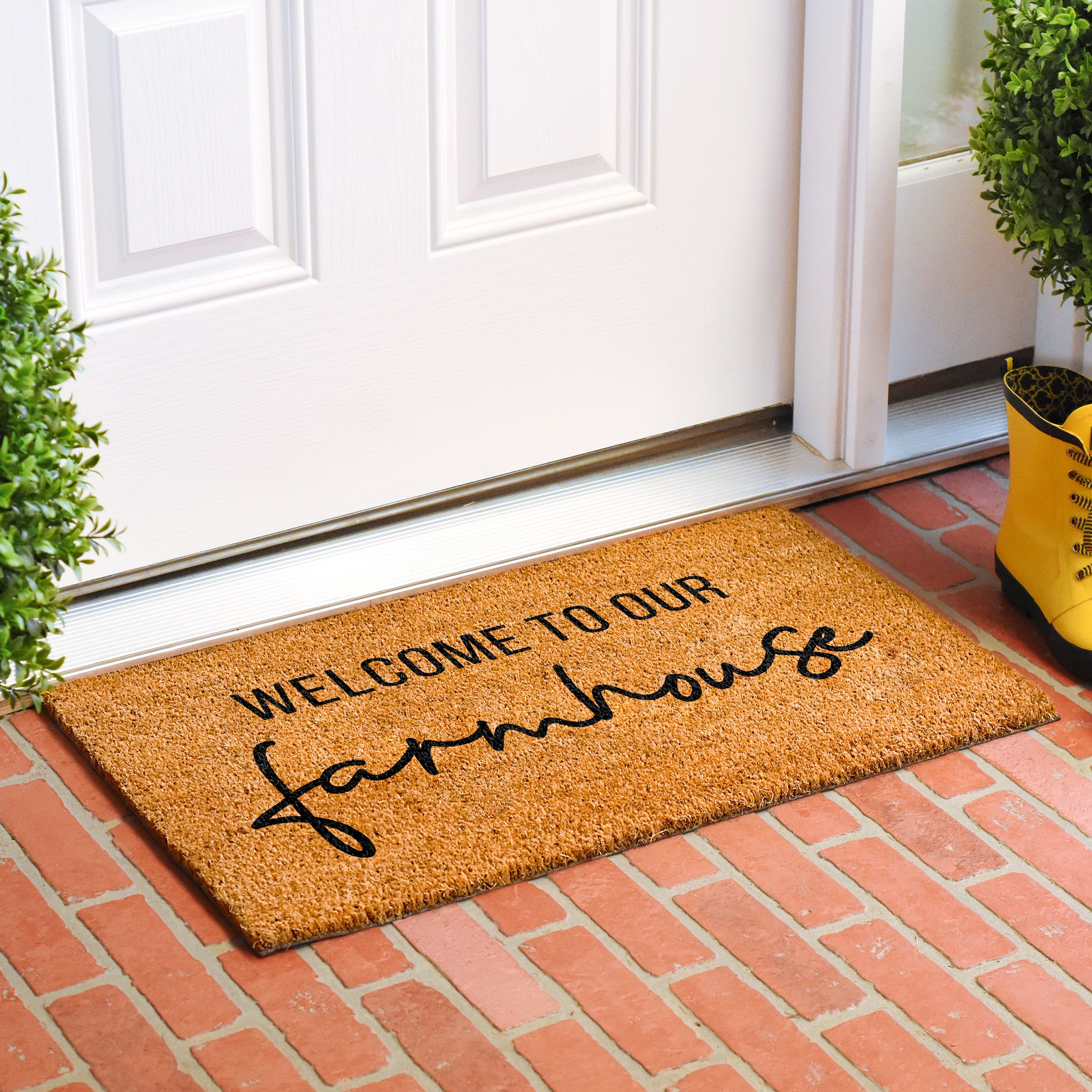 Calloway Mills Welcome to our Farmhouse Doormat 36" x 72"