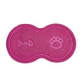 thumbnail image 4 of Dalazy Tapis pour Chat Pratique et Portable Accessoire pour Chat Sûr et Non Toxique Durable Rose Rouge 5Set, 4 of 6