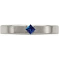 thumbnail image 4 of Titanium Satin Sapphire 4mm Band, 4 of 5