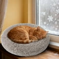 thumbnail image 3 of Lit Doux pour Chats et Chiens, Douillet, d'Hiver, pour Se Blottir, avec Poils Longs, Coussin Réversible, Soutien, pour Usage Intérieur et Diverses Races, 3 of 3