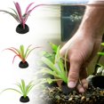 thumbnail image 2 of 12PC Fish Tank Accessories Aquarium Decorations Small Tank Decor Artificial Plants, Aquarium Decoration Accessories, Artificial Fish Tank Decor for Aquarium, 2 of 7