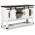thumbnail image 5 of Signature Design by Ashley Valebeck 4 Door Server in White and Brown, 5 of 17