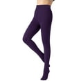 thumbnail image 6 of Winter Woman Velvet Tights Lined Opaque Pantyhose Leggings,Beige,Z1-Purple,One Size, 6 of 8