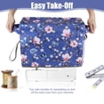 thumbnail image 5 of YXMEIGUO Sewing Machine Dust Cover, Protective Dustproof Waterproof Sewing Machine Cover with Side Handle and Essentials Covers Pockets Case for Most Standard Singer, Brother and Janome Machines, 5 of 7