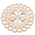 thumbnail image 2 of Frcolor Thread Embroidery Sorter Holder Cross Stitch Keeper Floss Needlework Round Organizer Sewing Yarn Wooden Storage Box, 2 of 7