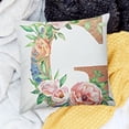 thumbnail image 2 of SHANXI  Throw Pillow Covers Flower Alphabet Print Cushion Cover Soft Pillow Cases for Home Sofa Bed Chair Car Office Decorative 20x20in, 2 of 5