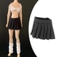 thumbnail image 4 of Falda plisada para niña, figura de acción de 12 pulgadas, disfraz Negro, 4 of 9