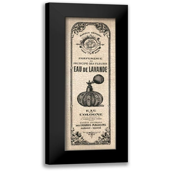 Harbick, N 7x14 Black Modern Framed Museum Art Print Titled - Hotel Bath Panel I