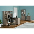 thumbnail image 7 of Realspace® Magellan 58"W Hutch For Corner Or L-Shaped Computer Desks, Gray, 7 of 7