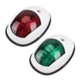 thumbnail image 1 of 2Pcs/Set 10V-30V ABS LED Navigation Light Signal Warning Lamp Signal Lamp Universal For Marine Boat Yacht Truck Trailer Van ,High Bright, 1 of 7