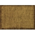 thumbnail image 1 of Ahgly Company Indoor Rectangle Abstract Brown Modern Area Rugs, 7' x 9', 1 of 4