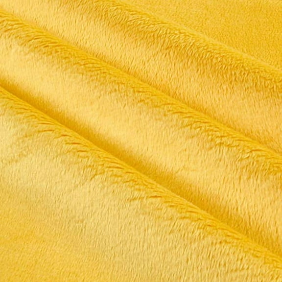Shannon Minky Solid Cuddle 3 Extra Wide Sunshine, Fabric by the Yard