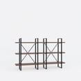 thumbnail image 3 of Davee Antique Walnut Color Bookshelves-70.86"W*43"H, 3 of 3