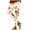 Beige, variant on Thanksgiving Leggings for Women Elastic High Waist Tummy Control Festive Print Tights Pants Workout Yoga Pants