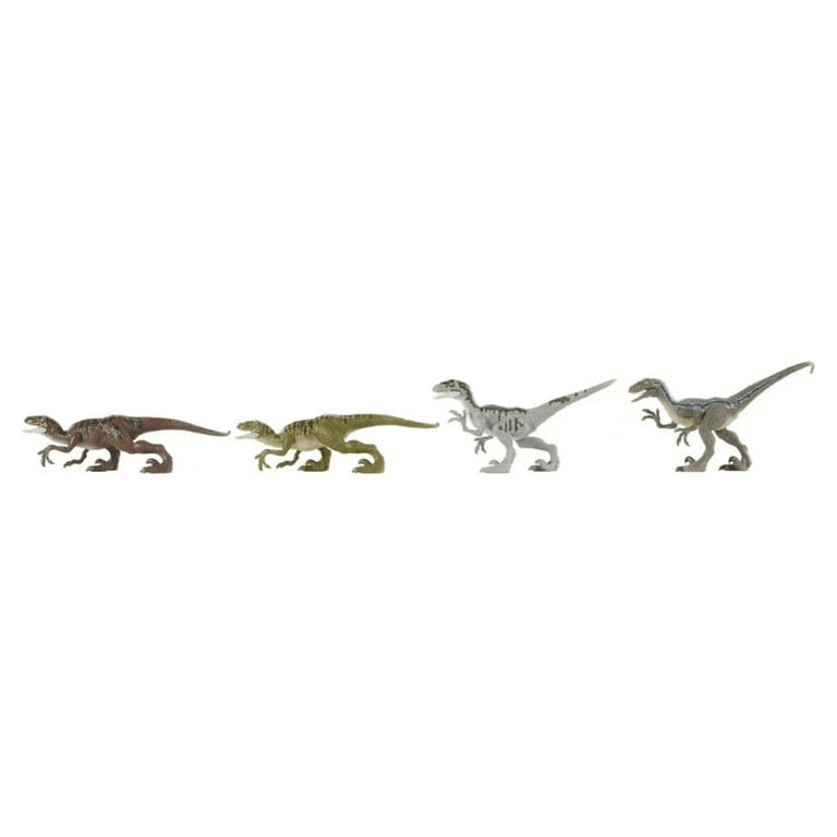 Jurassic World Camp Cretaceous Raptor Squad Exclusive 6 Action Figure  4-Pack Blue, Charlie, Delta Echo Mattel - ToyWiz