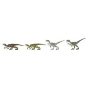 Mattel Jurassic World Camp Cretaceous Raptor Squad Action Figure Set, 4 Pieces