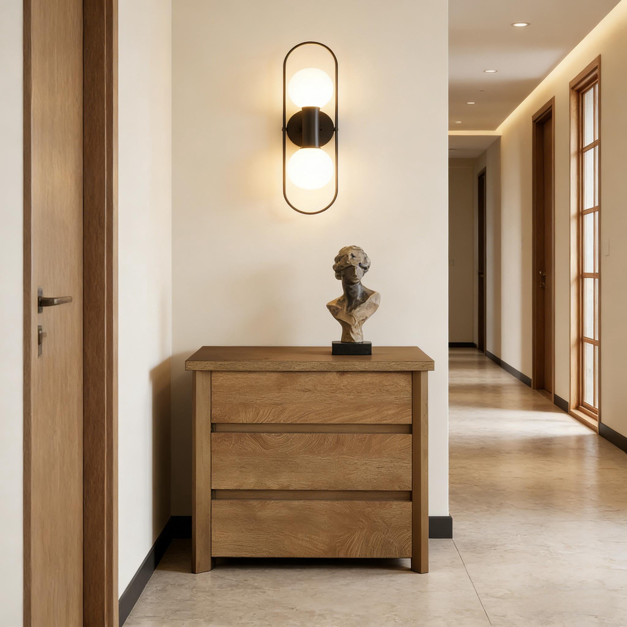 Sophisticated Nightstand with Drawer,Multipurpose Bedside Table