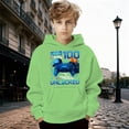 thumbnail image 2 of Kids Boys Girls 100 Days of School Sweatshirt - Letter Print Long Sleeve Preppy Back to School Hoodie, 2 of 4