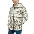 thumbnail image 2 of Kdxio Rice Harvest Pattern Kids Boys Girls Zip Up Hoodie 3D Printed Hooded Sweatshirt Hoody Coat with Pocket 7-12 Y-Medium, 2 of 6