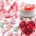 thumbnail image 3 of 2 moldes de silicona en forma de corazón, molde para cera derretida, 55 moldes dulces de corazón para amor, bricolaje, hornear pasteles, alimentos, chocolate, gelatina, mini jabón, dulces, bandeja de, 3 of 4