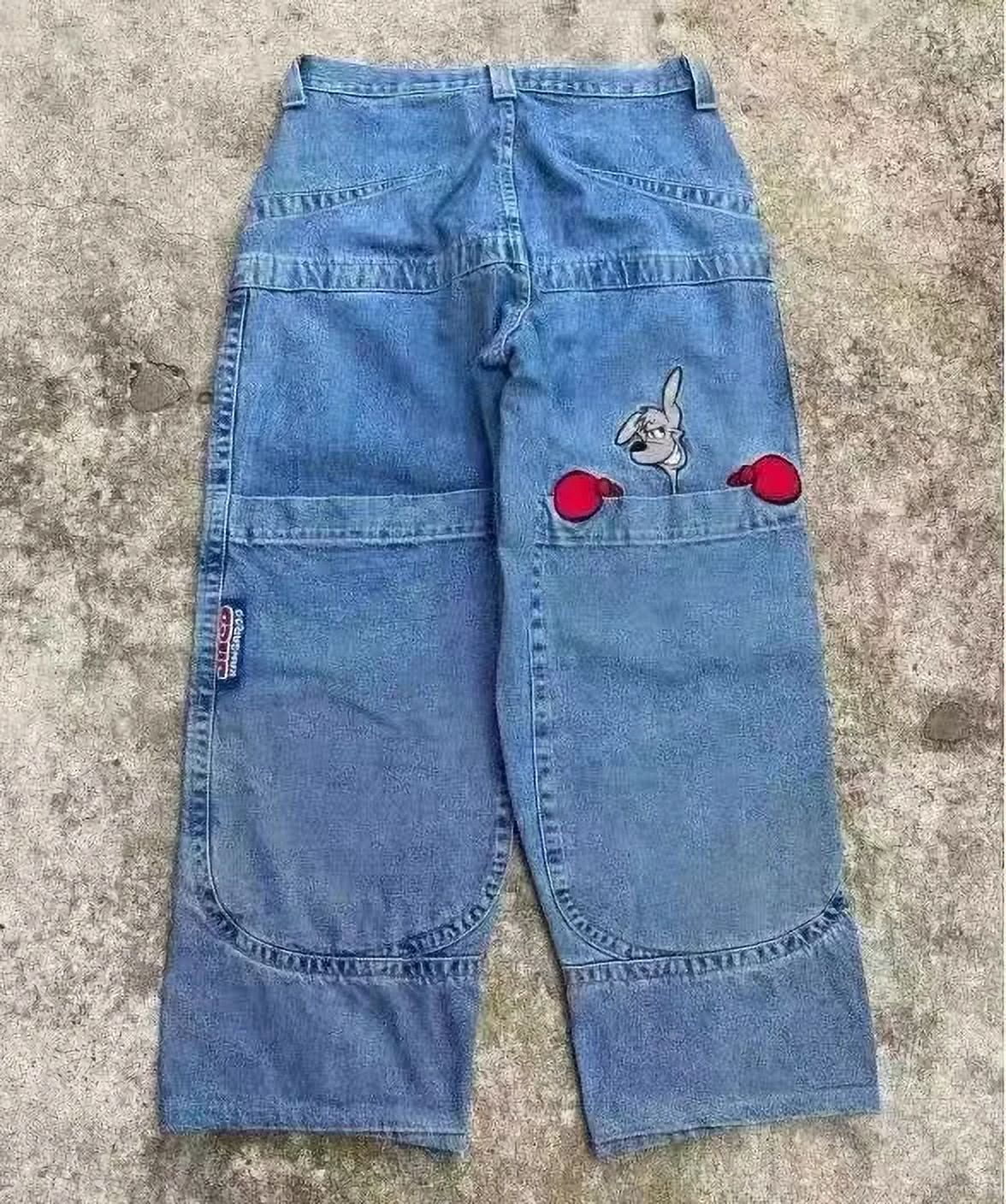 JNCO Jeans kangarooカンガルー Y2K レイブ 32 Vintage y2k jeans JNCO Kangaroo men and women Harajuku casual