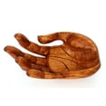 thumbnail image 6 of Wooden Handmade Hand Palm Fruit Decorative Bowl Centerpiece Hand Carved Art Home Decor Gift Decoration Artwork Handcrafted Storage Wood Serving Bowls, 6 of 6