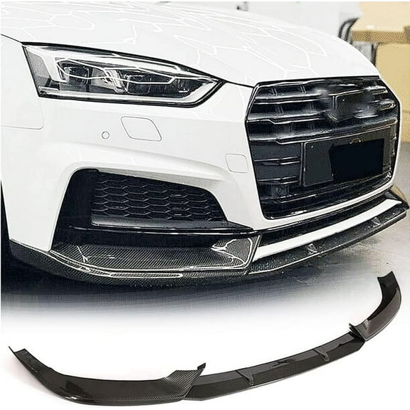 Carbon Fiber Front Bumper Lip Fits for Audi A5-Sline S5 S5-Sportback 2017-2019