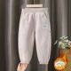 thumbnail image 4 of 1-8Yrs Children's Pants Autumn Winter Fleece Padded Trousers for Girls Solid Thickened Corduroy Pants Casual Loose Boys Pants, 4 of 6