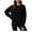 Black, variant on Lmnyox Women's Athletic Sweatshirts Casual Basic Long Sleeve Crew Neck Workout Pullover Solid Color Sport Shirts