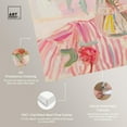 thumbnail image 4 of Candy Stripe Bloom Canvas Trendy Fashion Art by Art Remedy, Gallery Wrapped, 30 x 30, 4 of 7