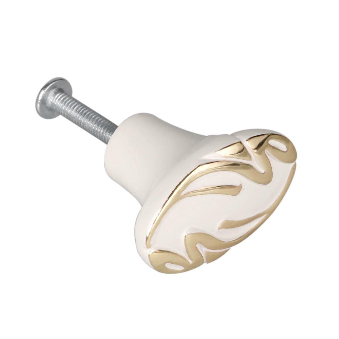 Unique Bargains Door Cabinet Pull Handle Knobs Nickel Finish