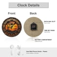 thumbnail image 3 of Wall Clock Decorative - Sunset Tree Print 2D Vintage Wall Clocks Battery Operated Silent Non-Ticking for Bedroom, Living Room, Kitchen, Office, Classroom, 10 Inch, 3 of 7