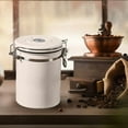 thumbnail image 4 of JMYHOAM Kitchen Gadgets Coffee Pea Storage Jar Coffee Powder Milk Powder Airtight Jar Storage Organiser Pea Storage Jar Vacuum one Way Venting Home and Kitchen on Clearance, 4 of 6