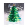 thumbnail image 2 of Christmas Greeting Card 3D Christmas Card, Handmade Happy Birthday Card Postcard green, 2 of 9