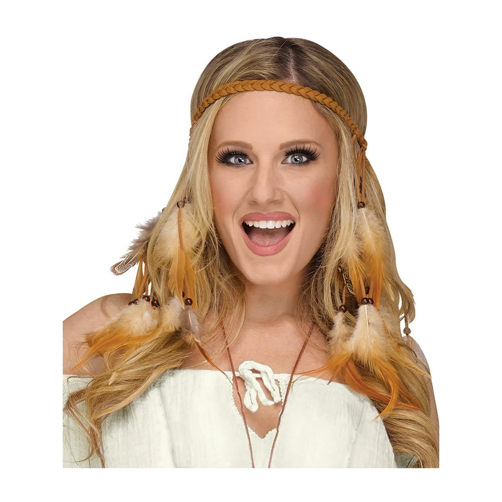 Feather Hippie Headband, 1 count