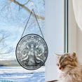 thumbnail image 5 of Hekate Stained Glass SunCatcher Triple Goddess Hecate Window Hanging Protection Charm Hekate Home Decoration Gift New Home Gifts Triple Moon, Stained Glass Ornament 2025, Holiday, 5 of 6