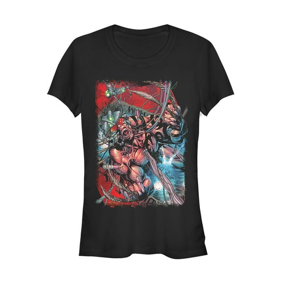 Junior's Marvel X-Men Wolverine Experiment X  Graphic Tee Black 2X Large