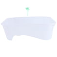thumbnail image 1 of RENACLIPY Plastic Turtles Tank Reptile Container Semi-transparent White for Aquatic Environment 1Pack, 1 of 7