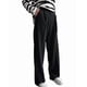 thumbnail image 2 of Pantalones de Traje de Pierna para Mujer, Pantalones Largos Informales de Negocios con Cintura Holgada y Corte Holgado Negro S, 2 of 9