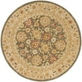 thumbnail image 2 of SAFAVIEH Anatolia Sierra Floral Wool Area Rug, Olive Grey/Beige, 6' x 6' Round, 2 of 7
