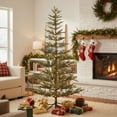 thumbnail image 4 of Stephan Roberts 6ft Pre-Lit Faux Alpine Balsam Tree, 780 Tips, 170 Warm White & Multicolor LED Lights, 10 Modes, Slim Artificial Christmas Tree, 4 of 18